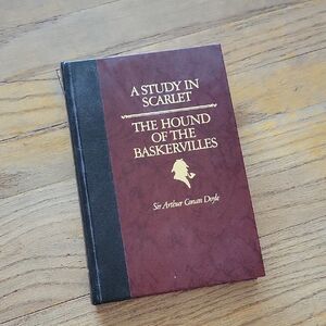 A Study in Scarlet & The Hound of the Baskervilles Book